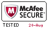 Pass4Sure secured by Mcafee